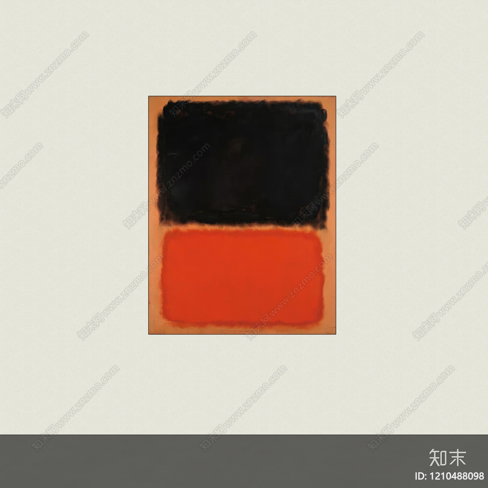 现代挂画SU模型下载【ID:1210488098】