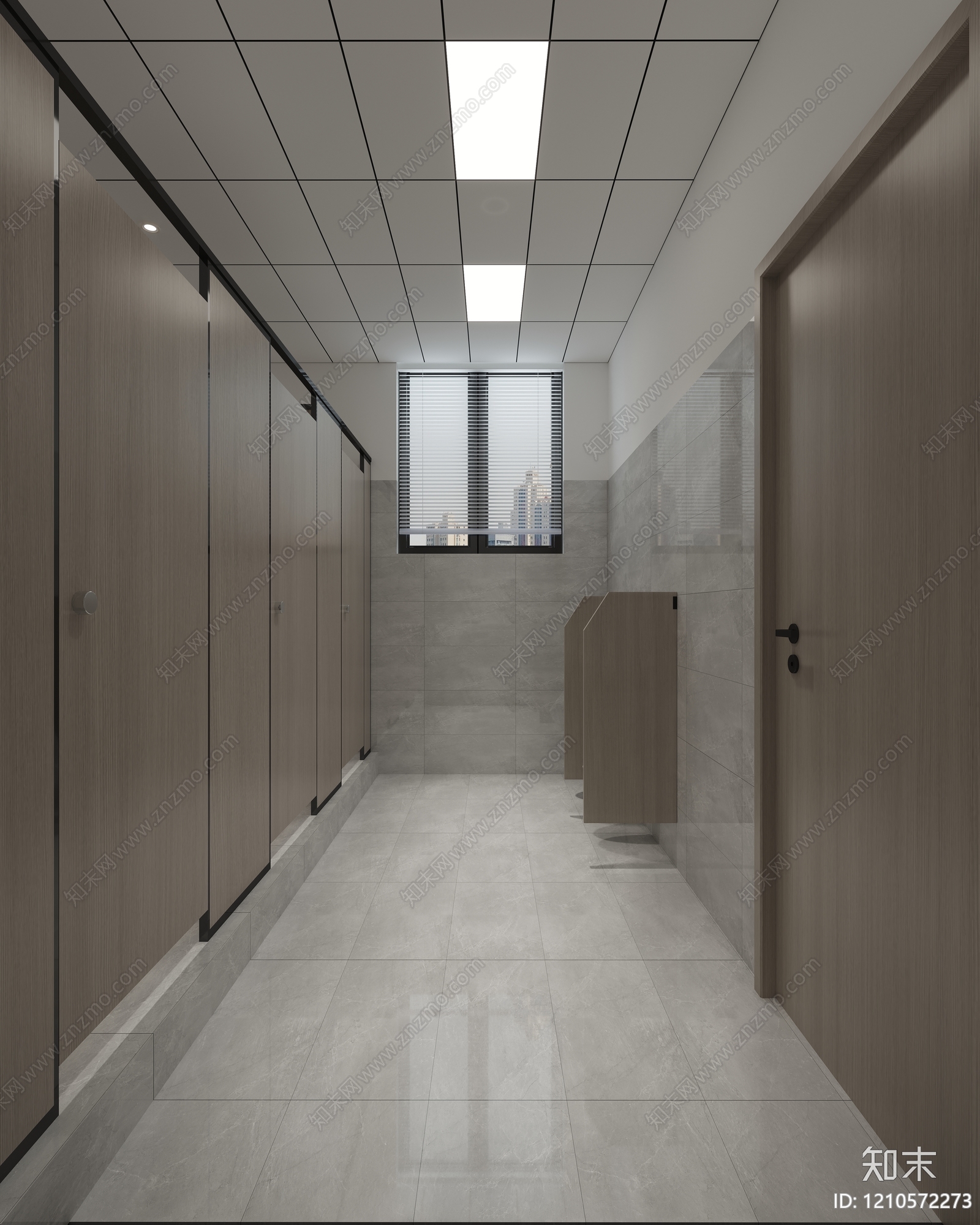 现代简约公共卫生间3D模型下载【ID:1210572273】