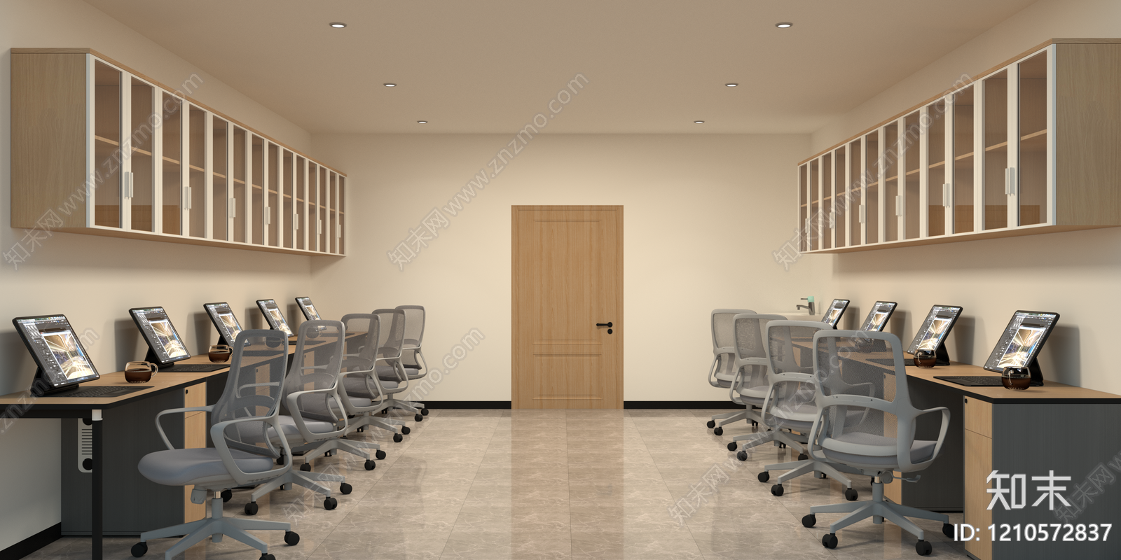 现代简约医院SU模型下载【ID:1210572837】