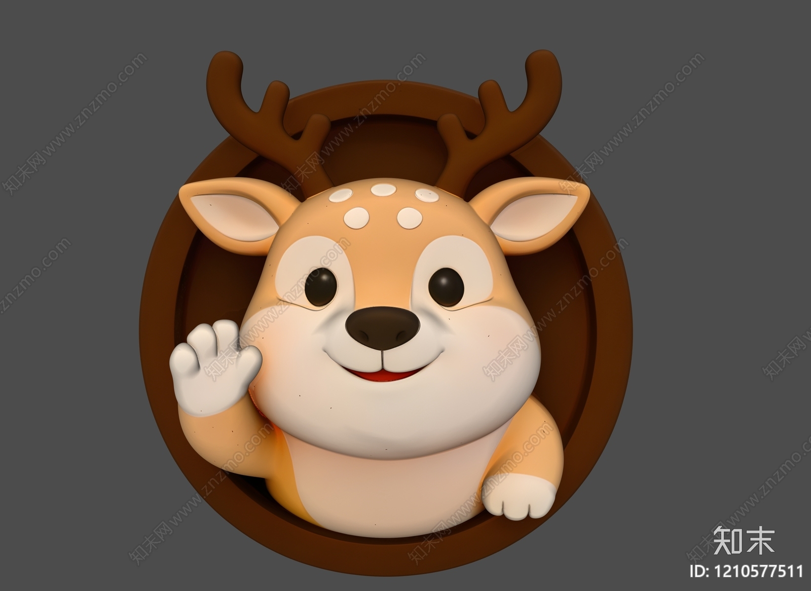 卡通风格其他动物3D模型下载【ID:1210577511】