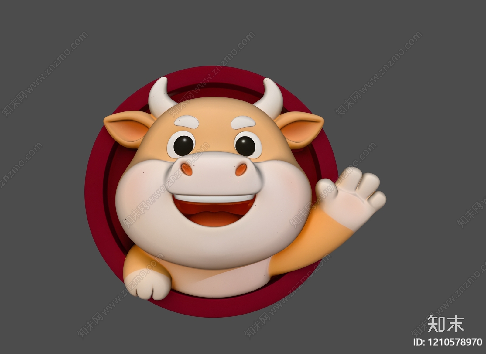 卡通风格其他动物3D模型下载【ID:1210578970】