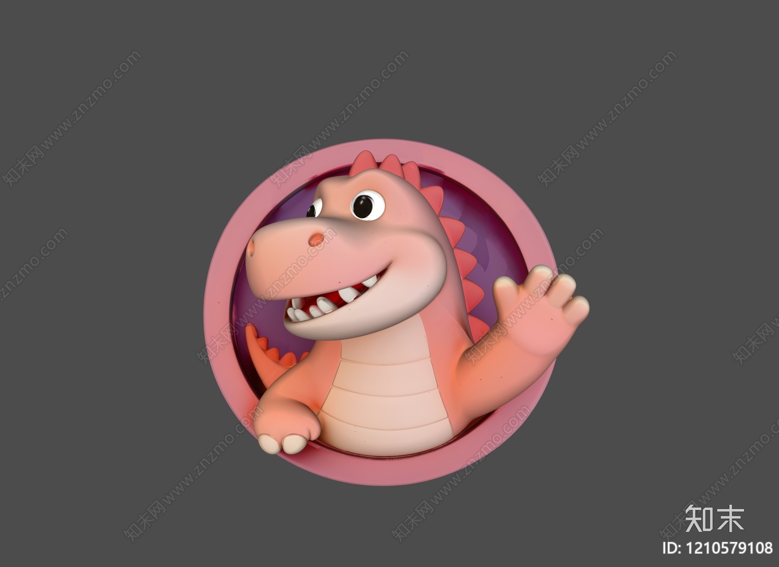 卡通风格其他动物3D模型下载【ID:1210579108】