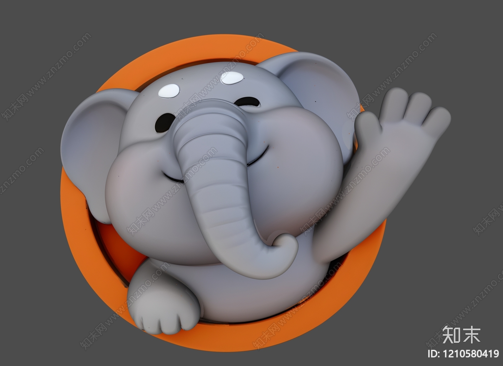 卡通风格其他动物3D模型下载【ID:1210580419】