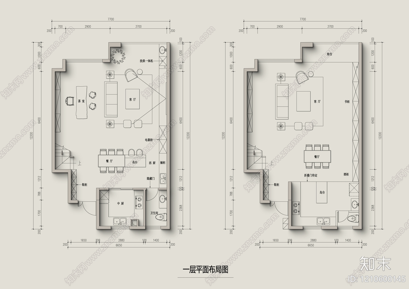平面布置图施工图下载【ID:1210600145】