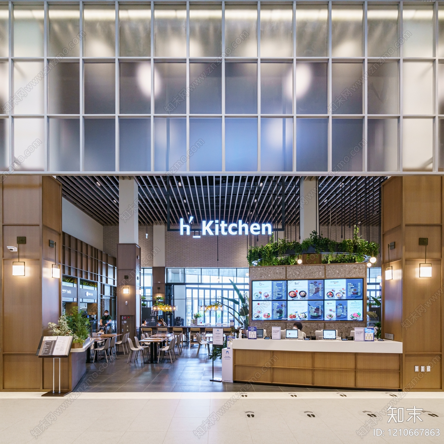 现代商铺贴图下载【ID:1210667863】