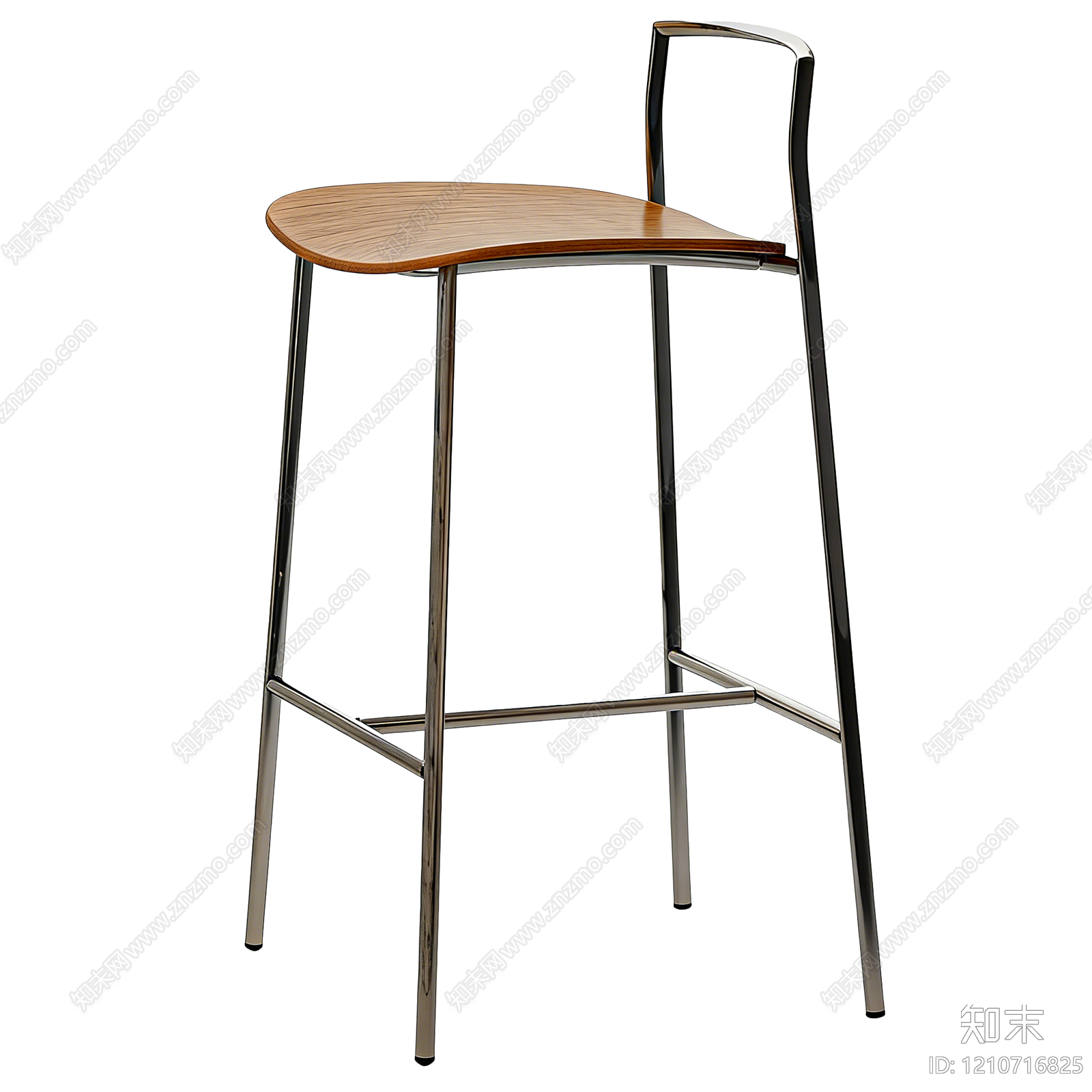 现代简约吧椅3D模型下载【ID:1210716825】