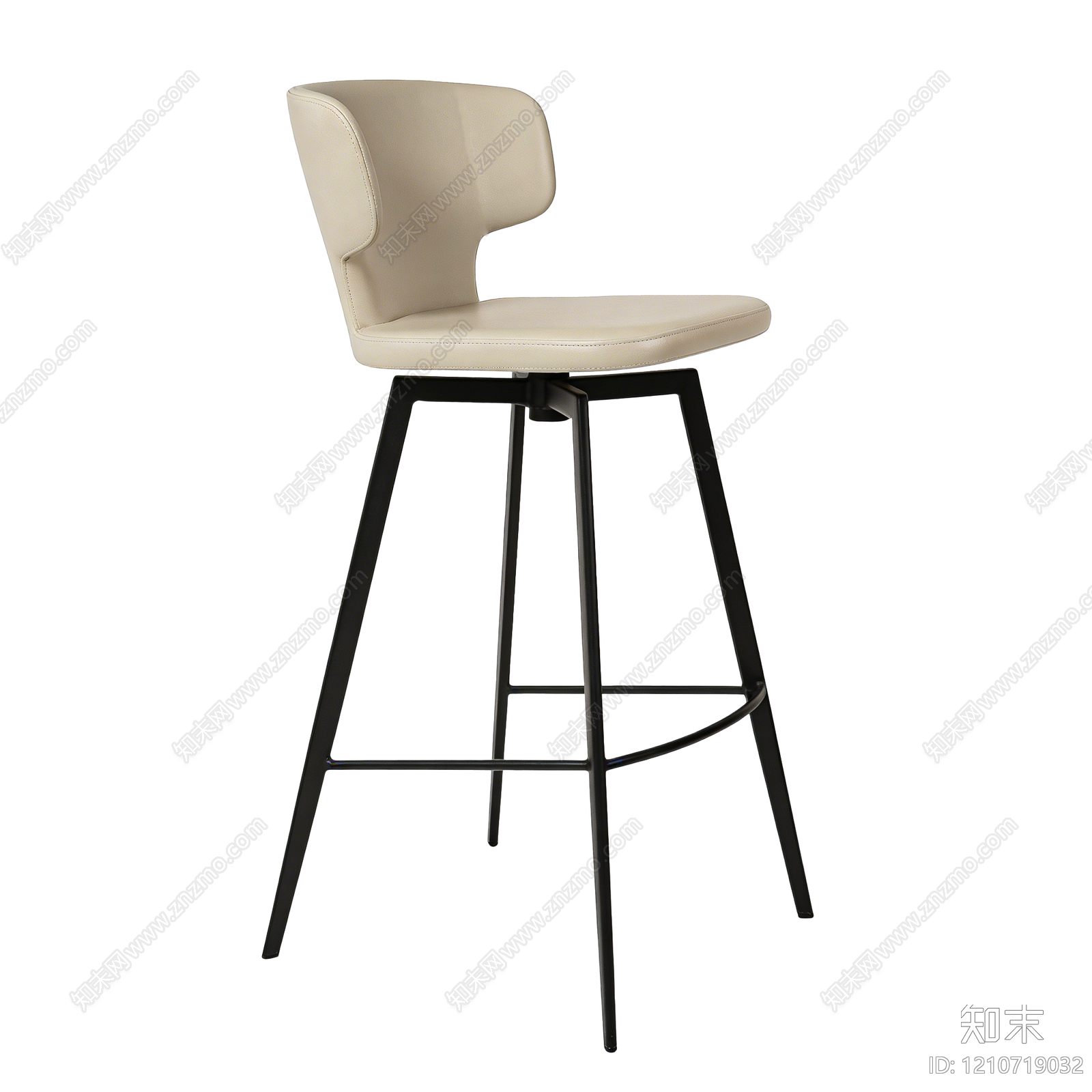 现代简约吧椅3D模型下载【ID:1210719032】