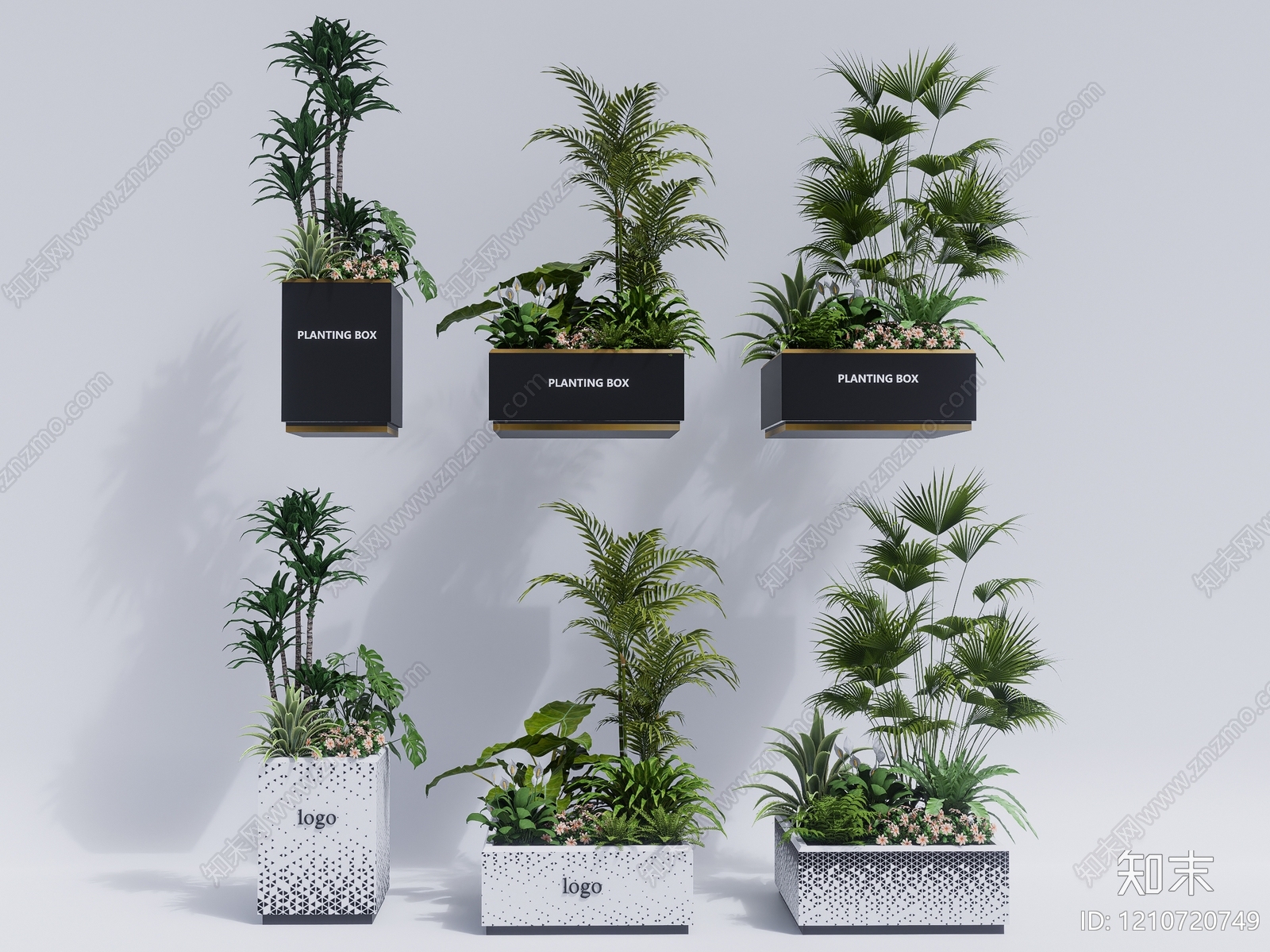 现代花钵花器SU模型下载【ID:1210720749】