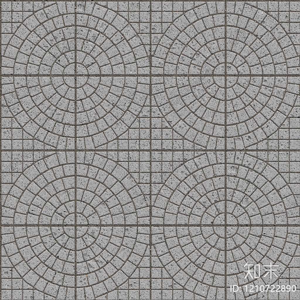 现代透水砖贴图下载【ID:1210722890】