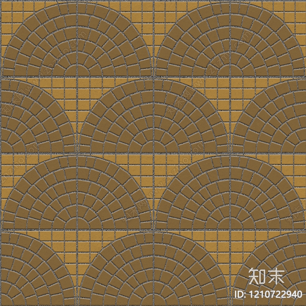 现代透水砖贴图下载【ID:1210722940】
