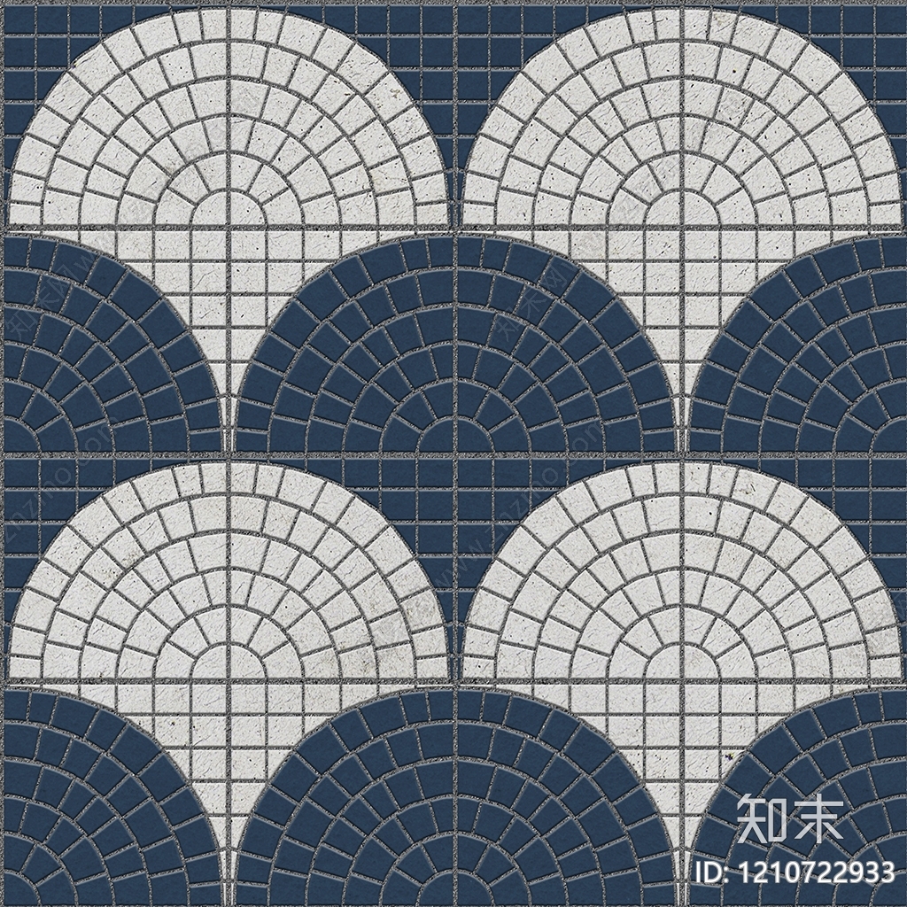 现代透水砖贴图下载【ID:1210722933】