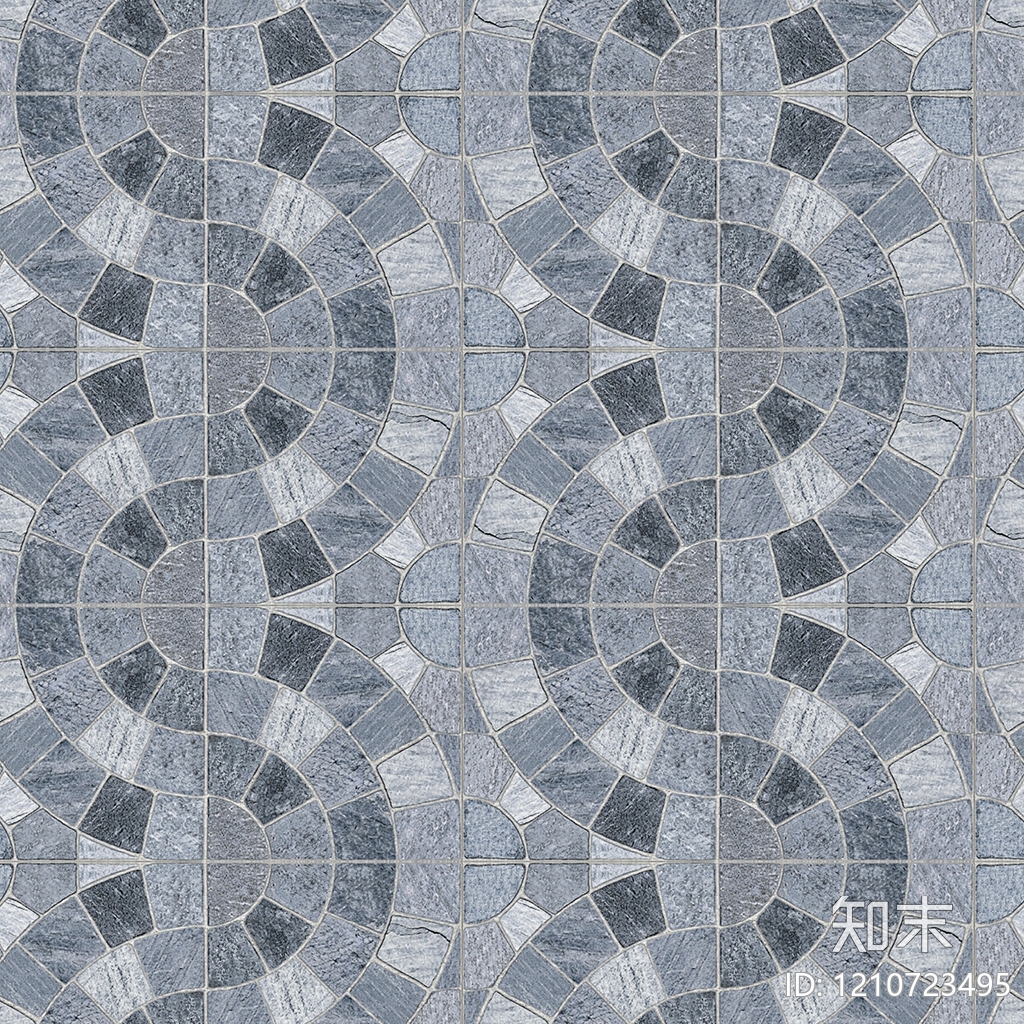 现代透水砖贴图下载【ID:1210723495】