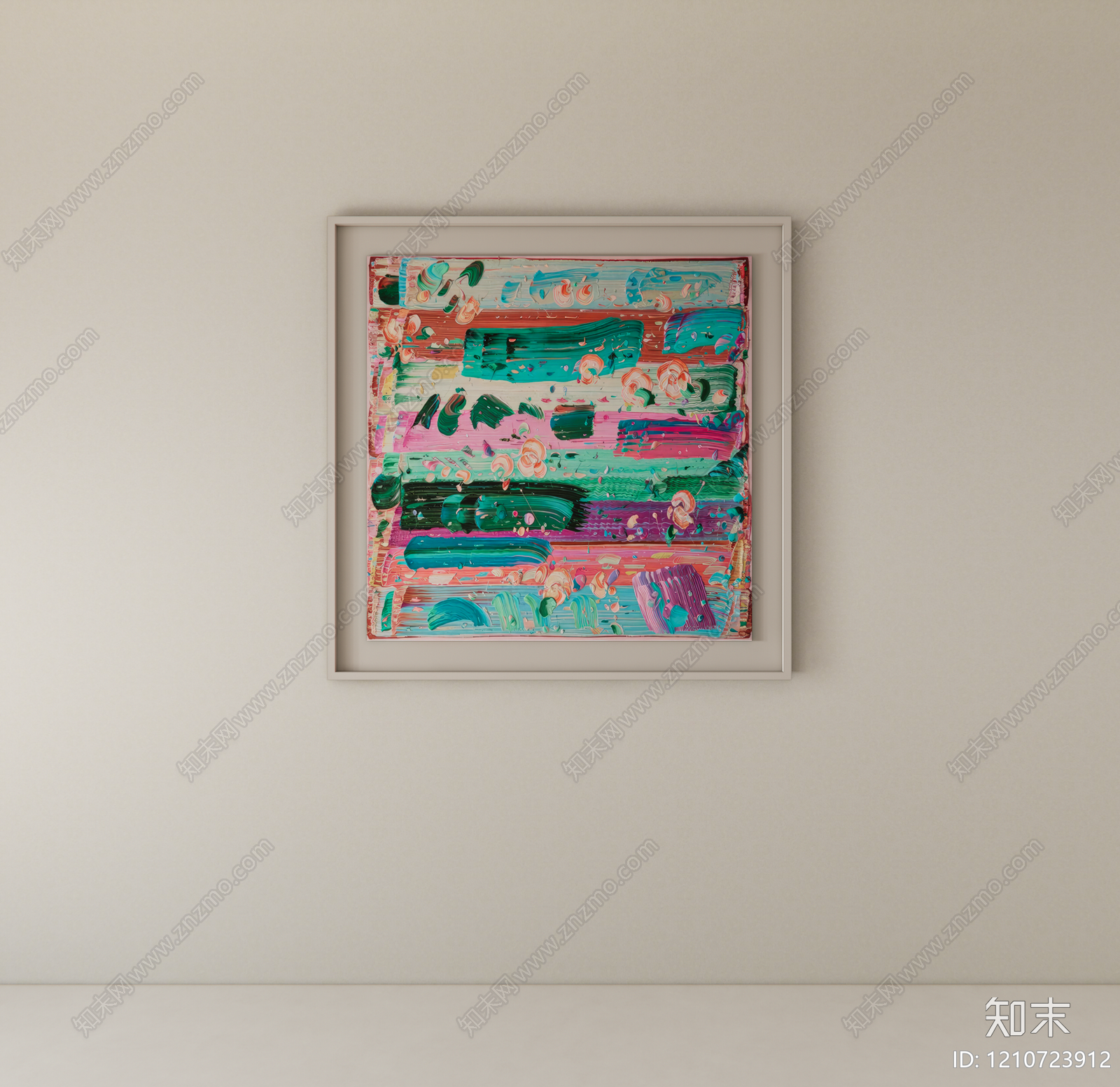 现代挂画SU模型下载【ID:1210723912】