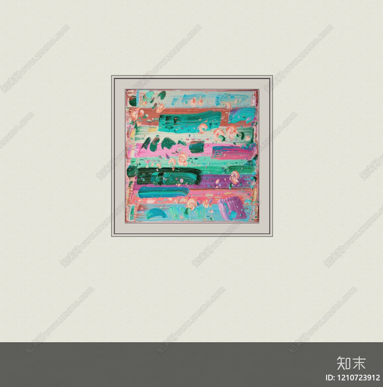 现代挂画SU模型下载【ID:1210723912】