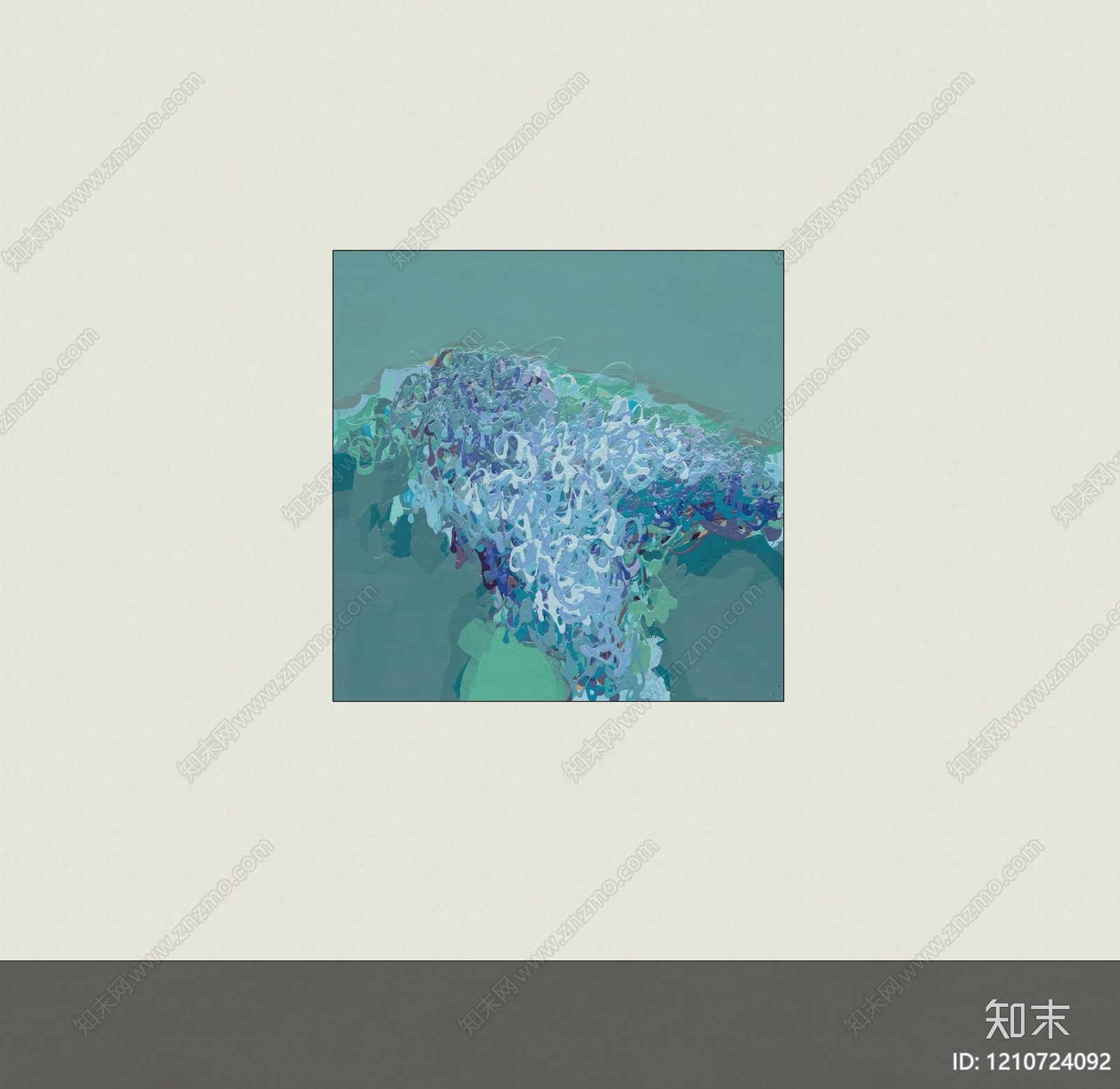 现代挂画SU模型下载【ID:1210724092】