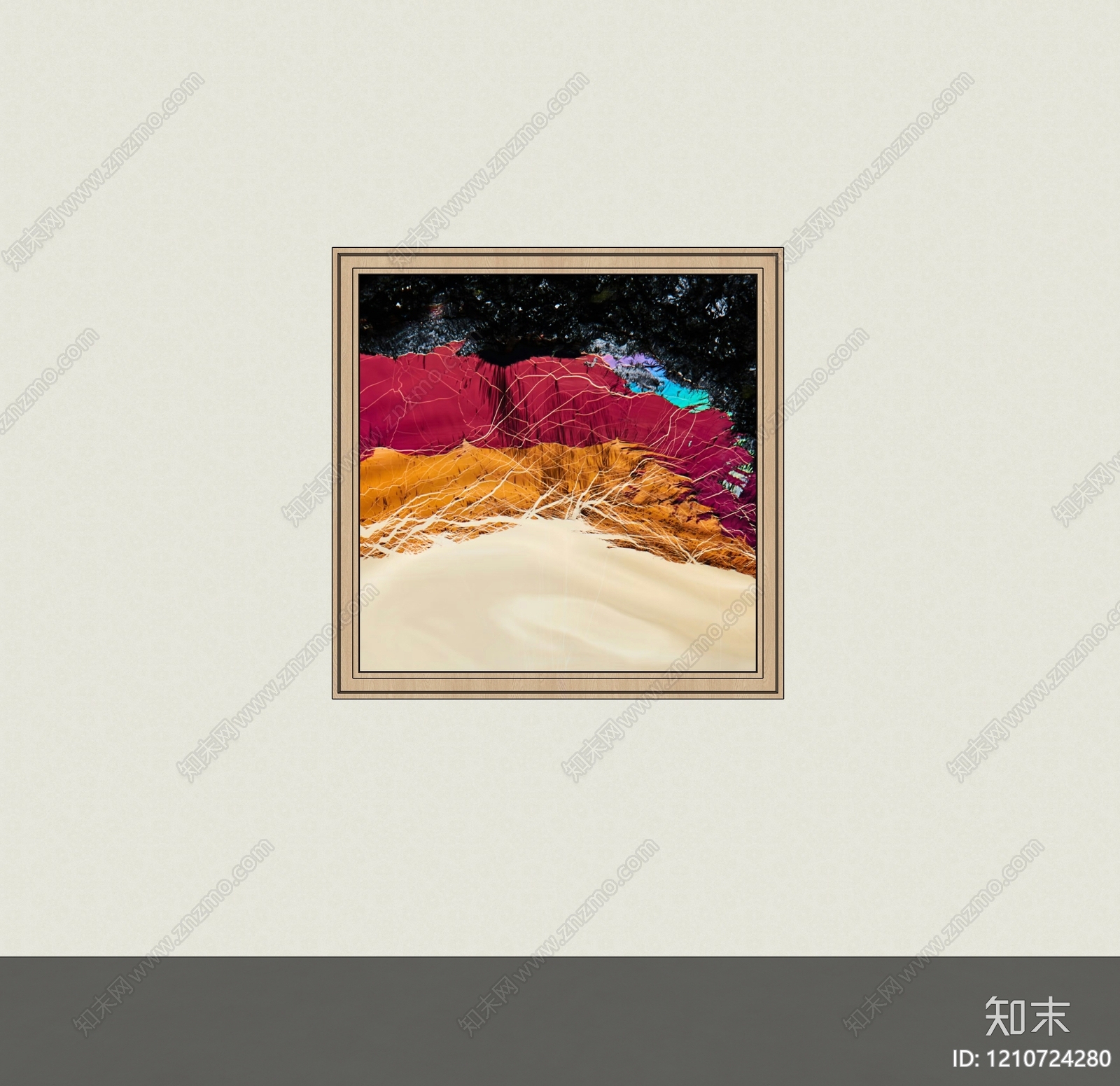 复古中古挂画SU模型下载【ID:1210724280】