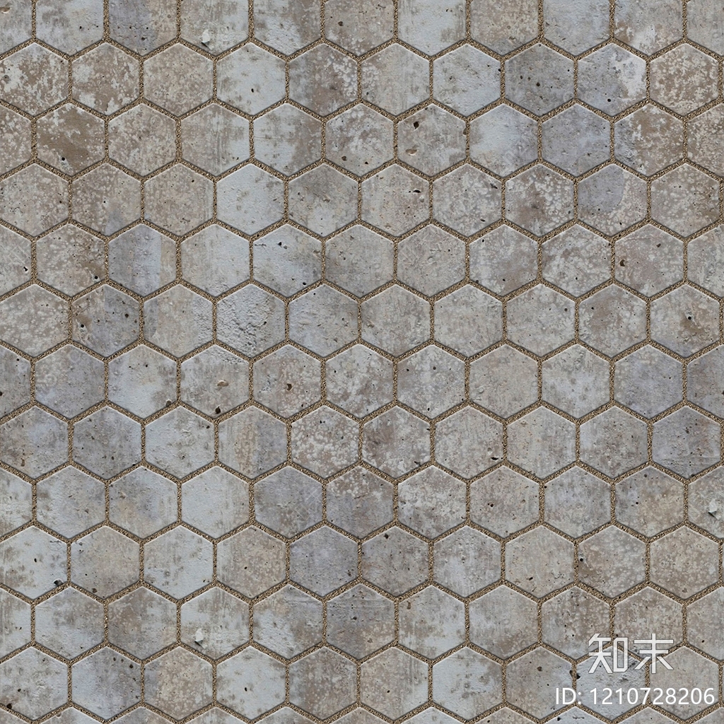 现代透水砖贴图下载【ID:1210728206】