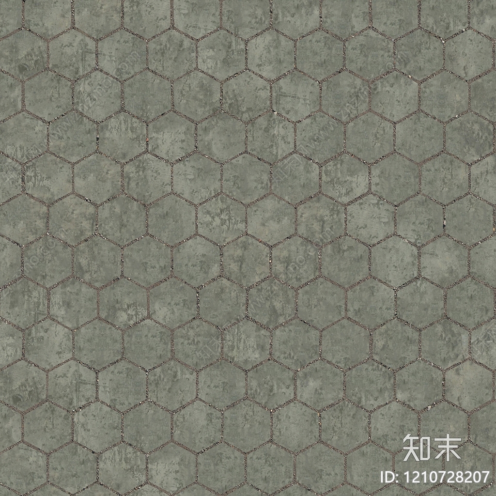 现代透水砖贴图下载【ID:1210728207】