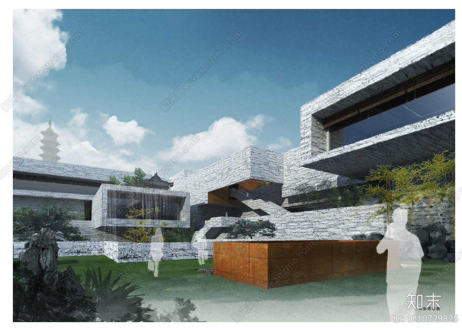 现代博物馆建筑下载【ID:1210729825】