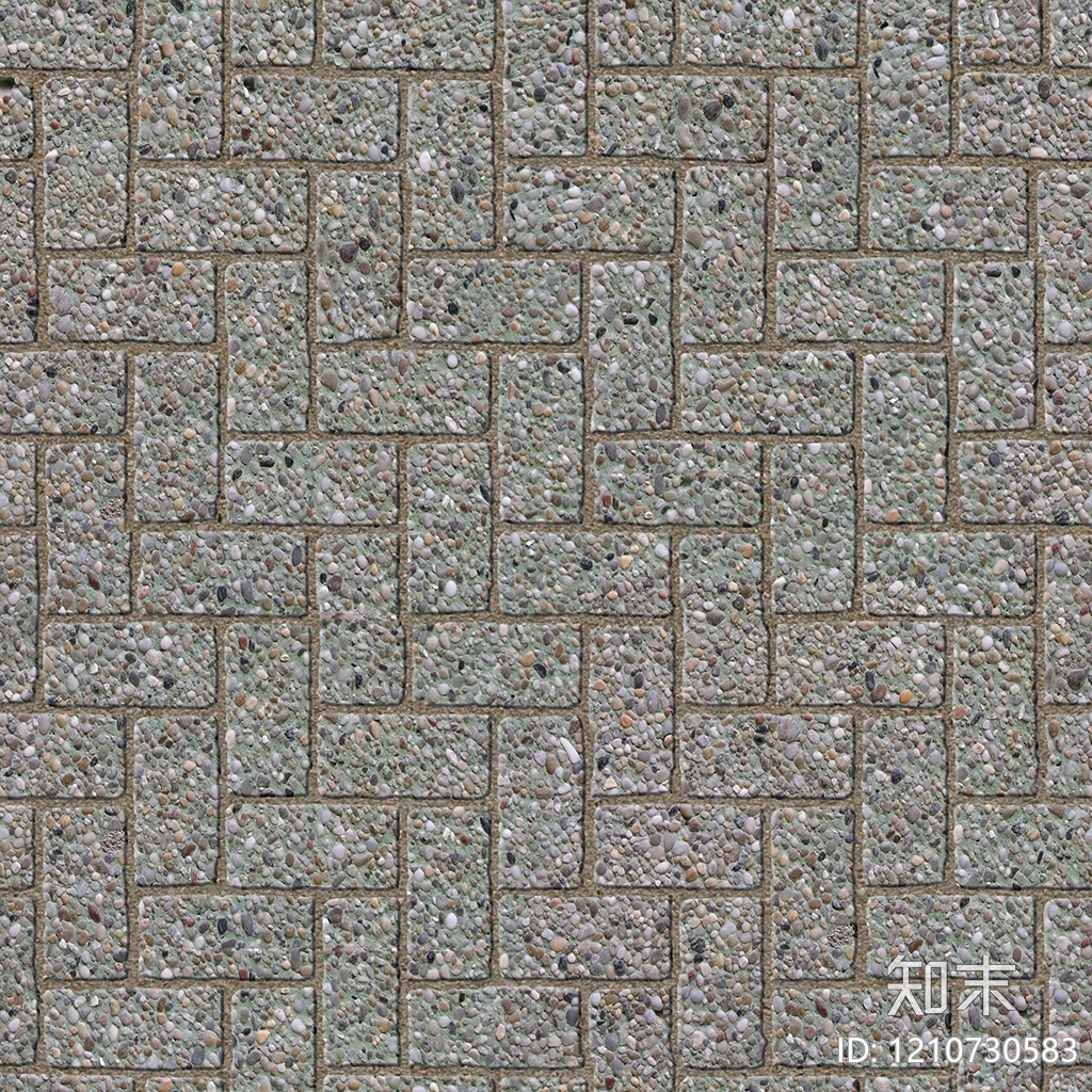 现代透水砖贴图下载【ID:1210730583】