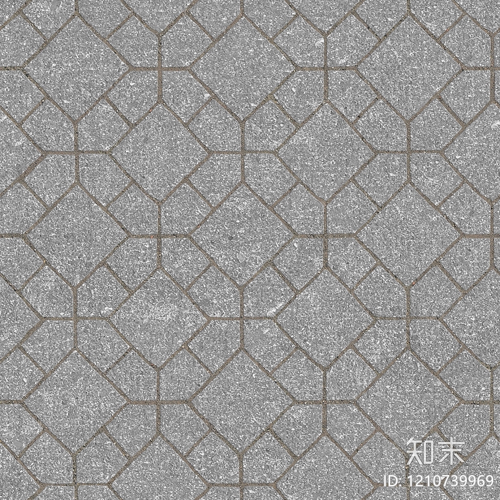 现代透水砖贴图下载【ID:1210739969】