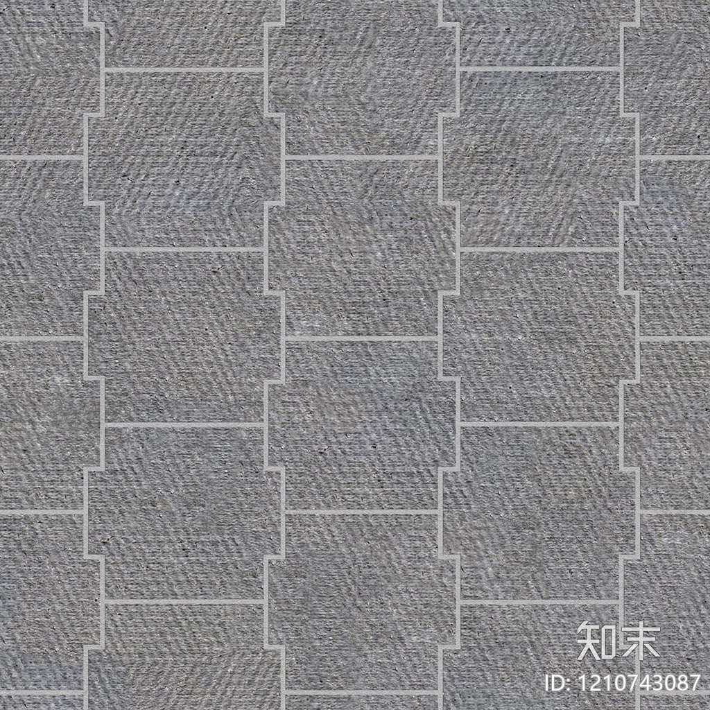 现代透水砖贴图下载【ID:1210743087】