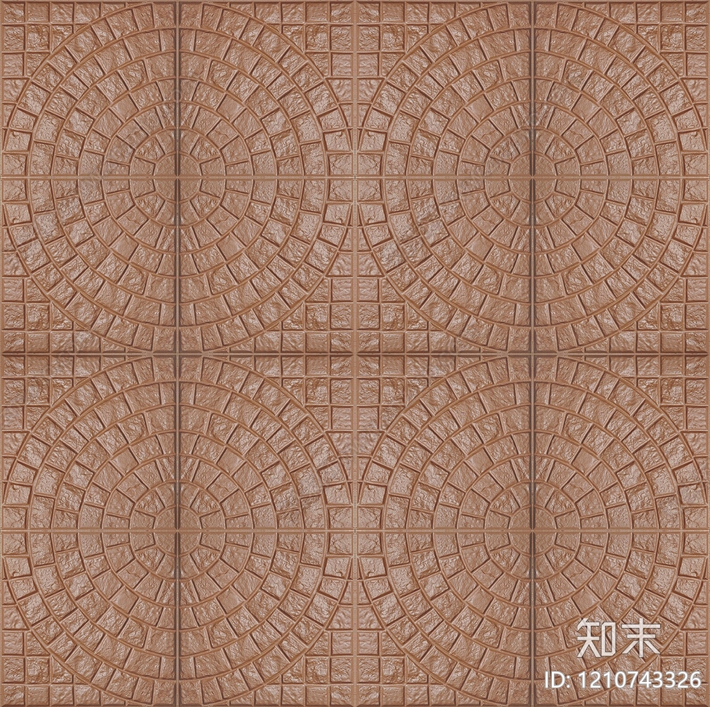 现代透水砖贴图下载【ID:1210743326】