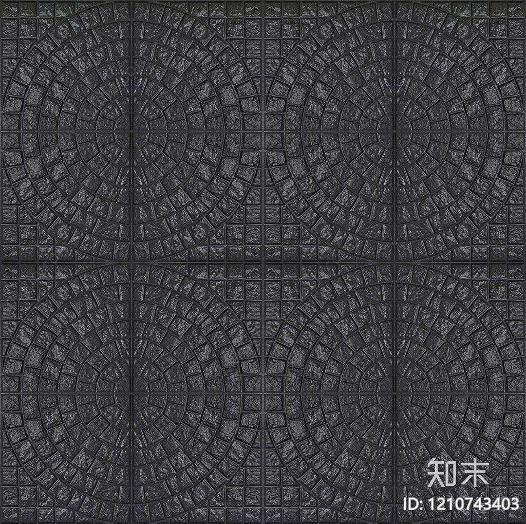 现代透水砖贴图下载【ID:1210743403】