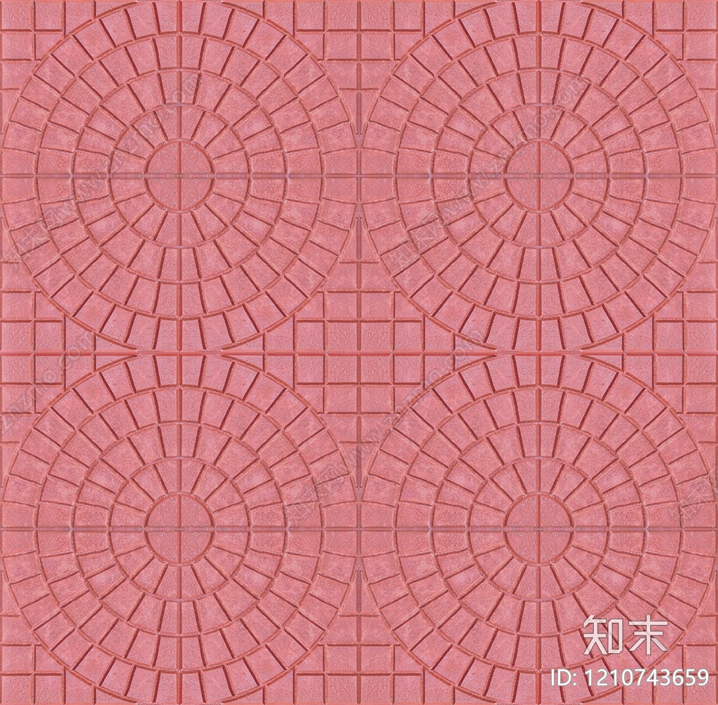 现代透水砖贴图下载【ID:1210743659】