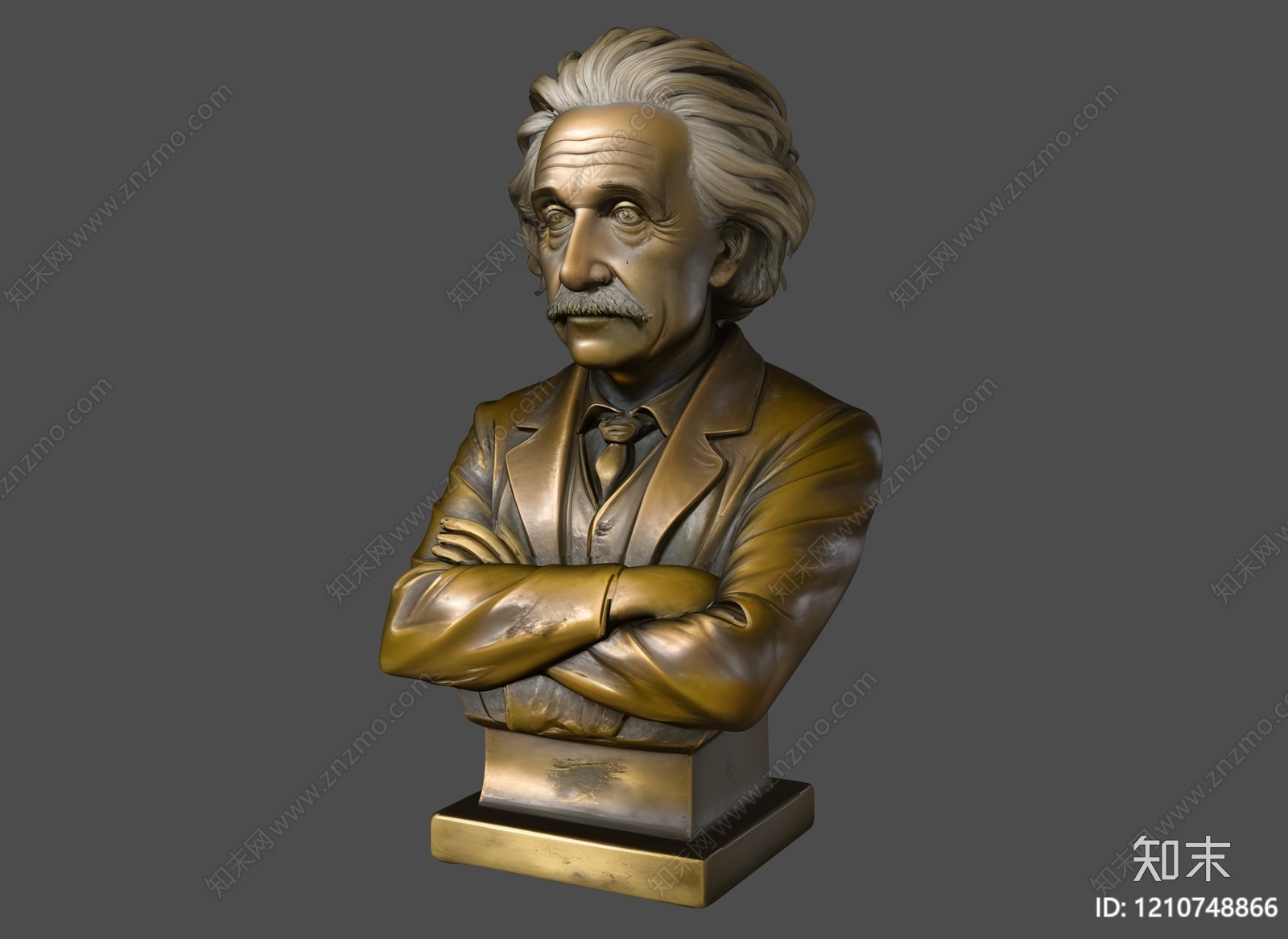 复古雕塑摆件3D模型下载【ID:1210748866】