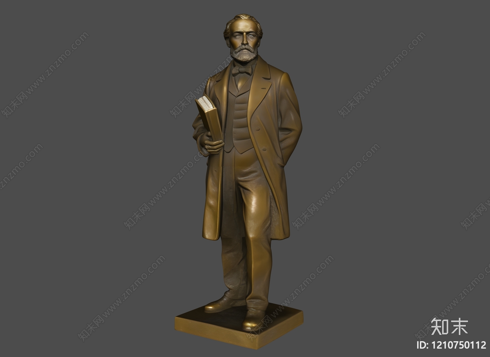 复古雕塑摆件3D模型下载【ID:1210750112】