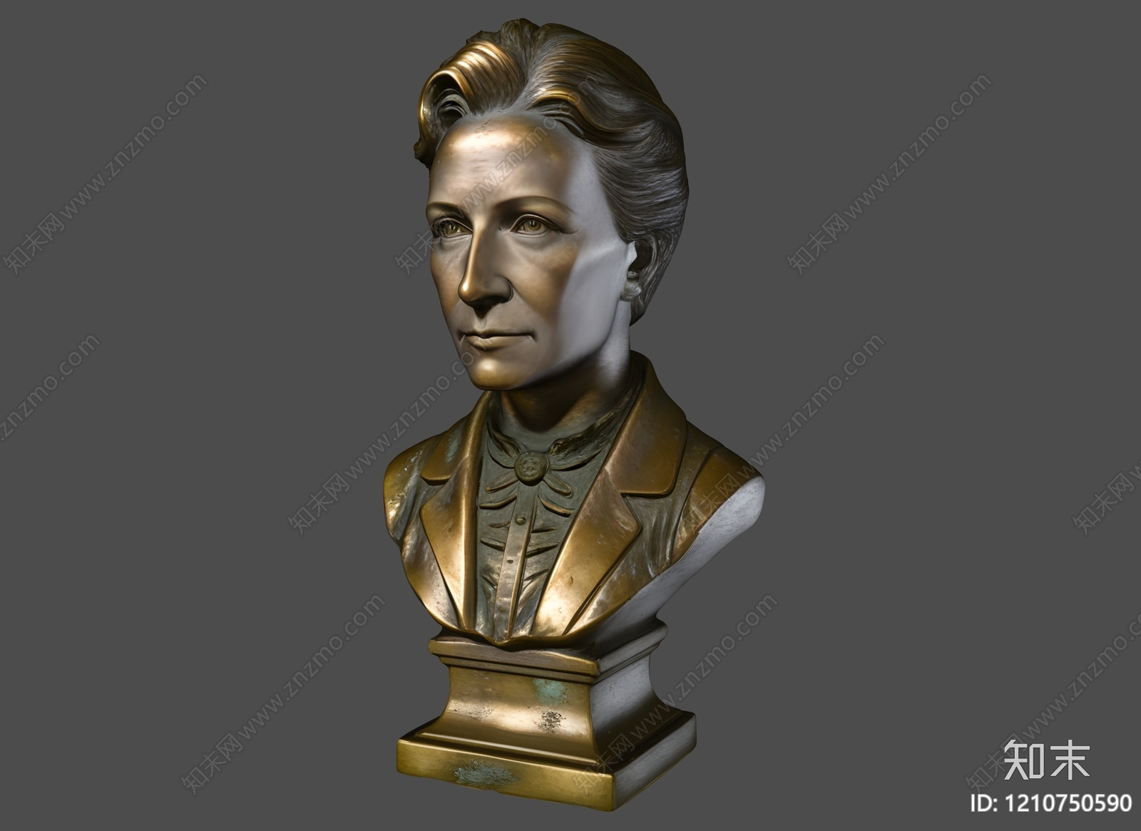 复古雕塑摆件3D模型下载【ID:1210750590】