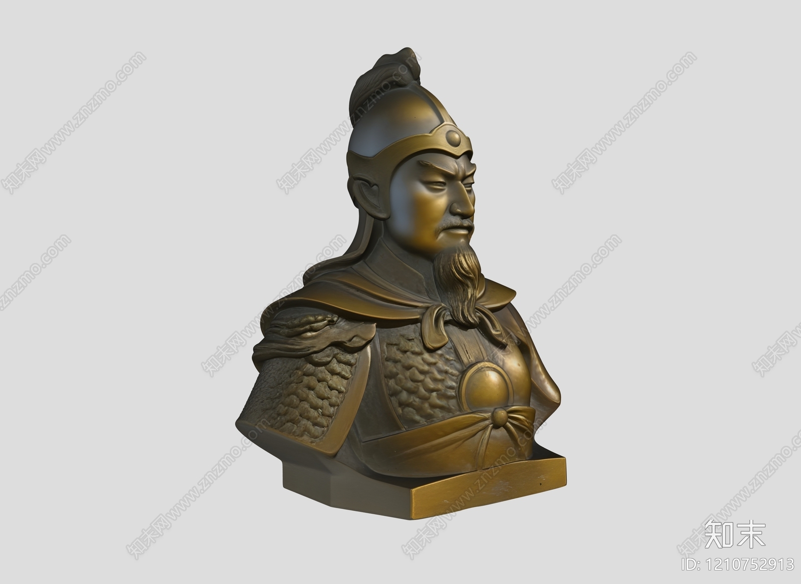 新中式雕塑摆件3D模型下载【ID:1210752913】
