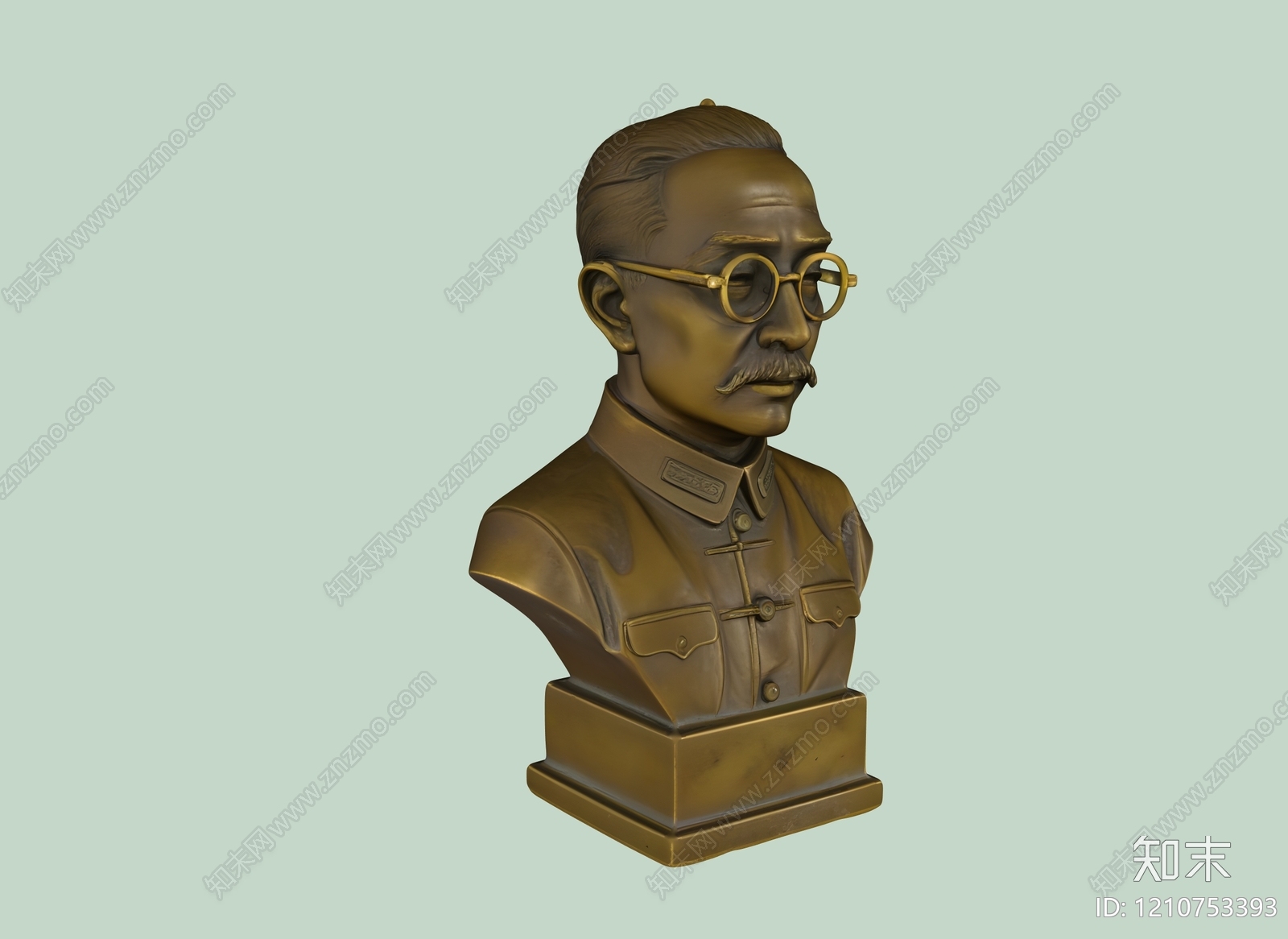 复古雕塑摆件3D模型下载【ID:1210753393】