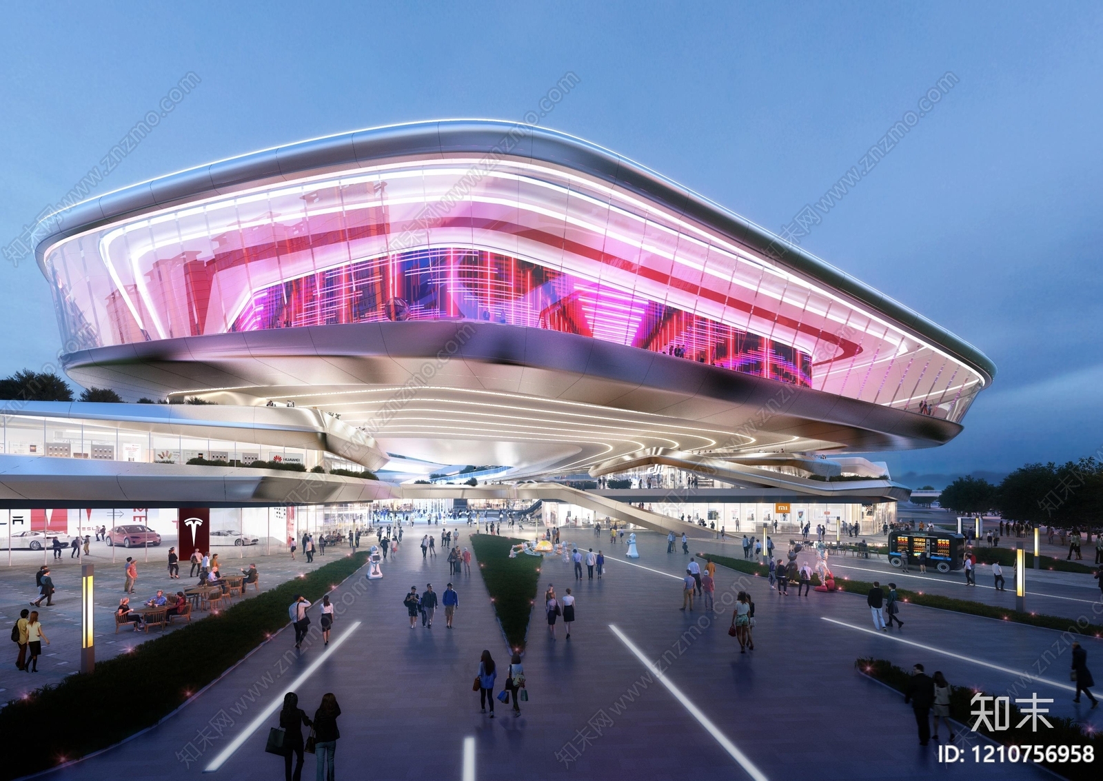 现代商业综合体建筑下载【ID:1210756958】