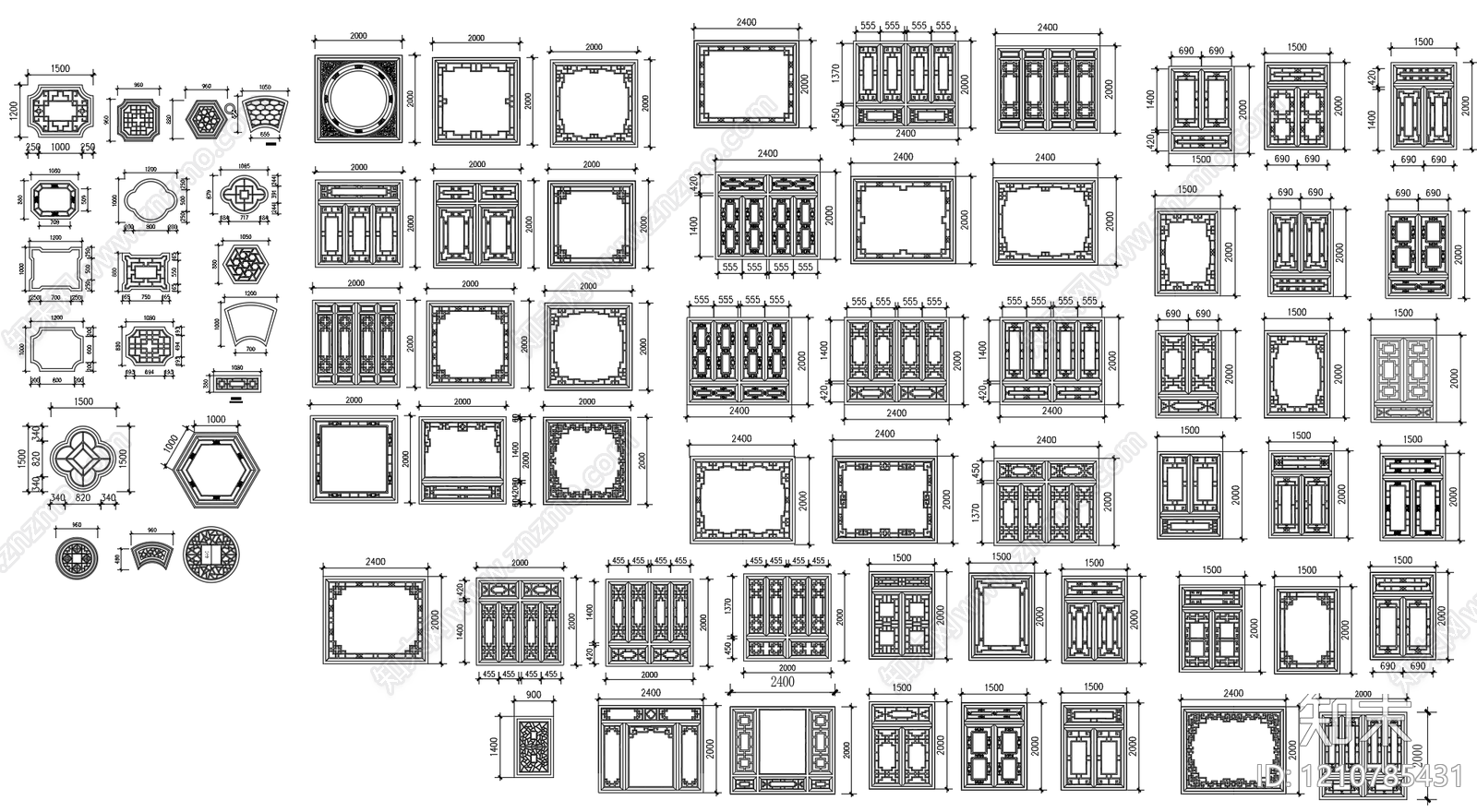 外窗系统施工图下载【ID:1210785431】