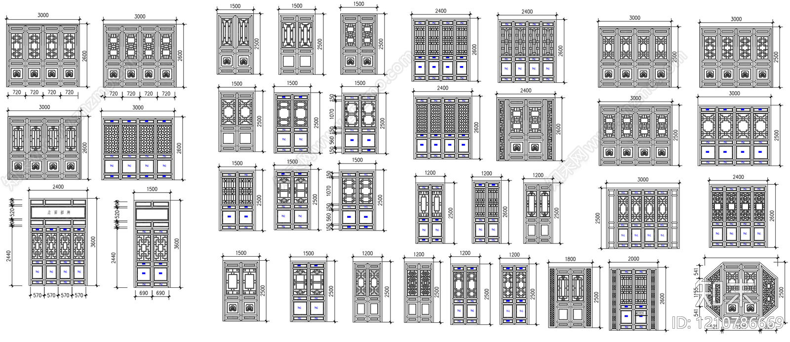 特种门窗施工图下载【ID:1210786669】