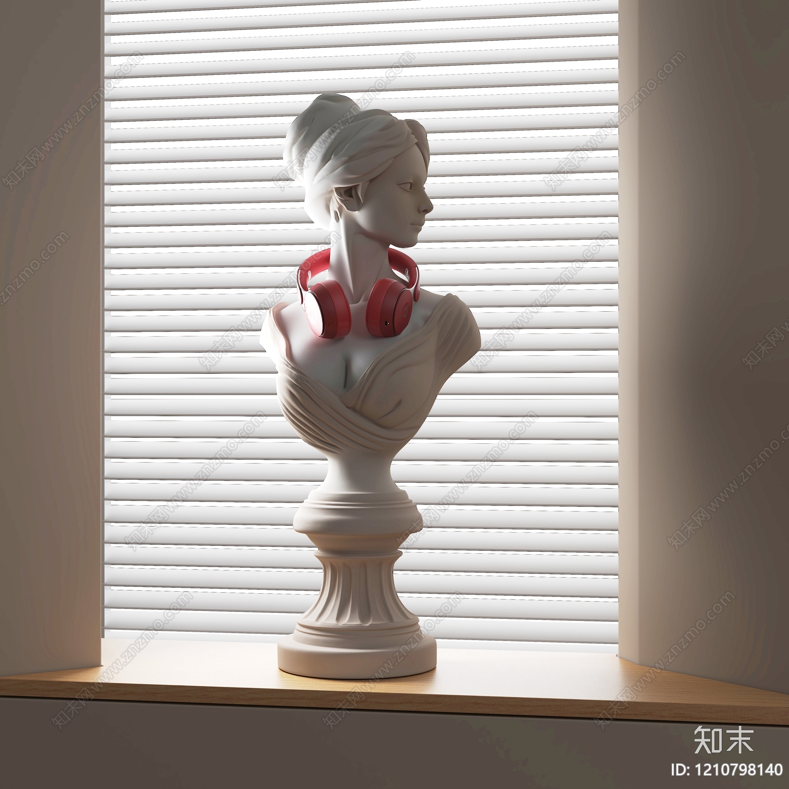 美式法式雕塑摆件SU模型下载【ID:1210798140】