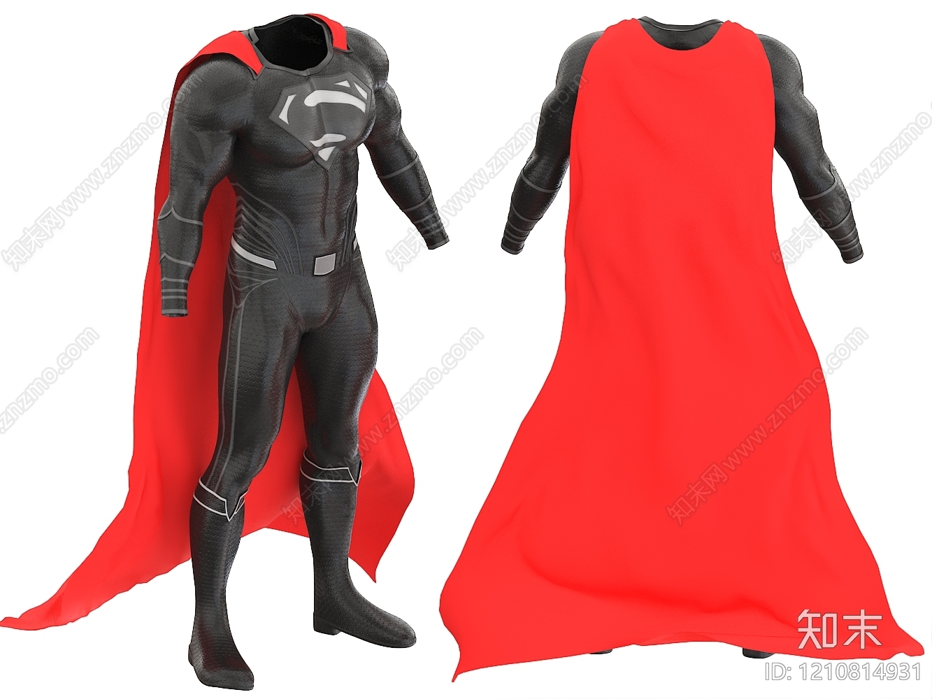 超级英雄科幻风虚拟人物3D模型下载【ID:1210814931】