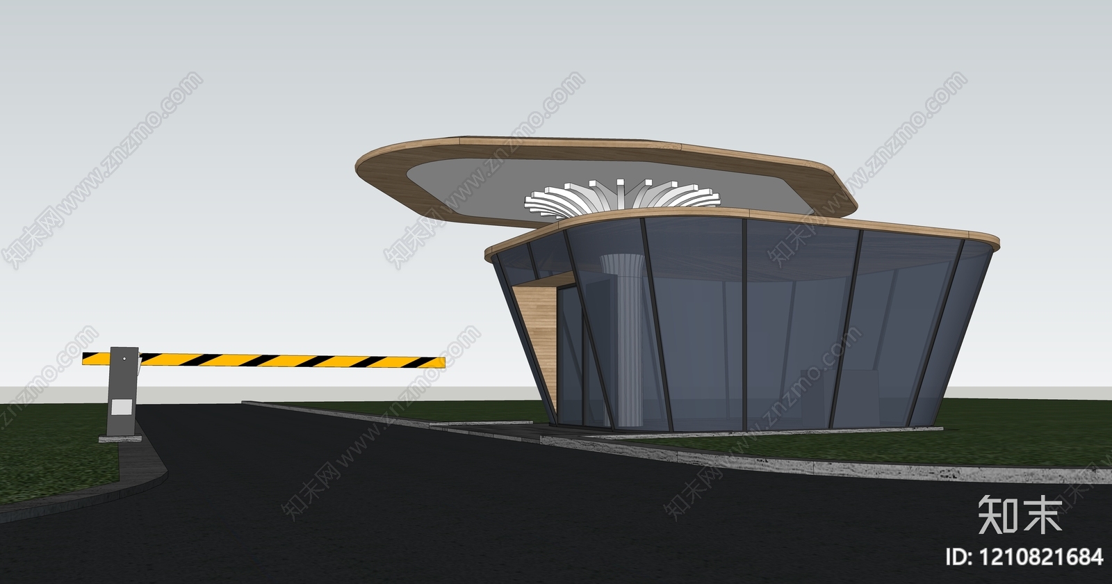 现代小公建SU模型下载【ID:1210821684】