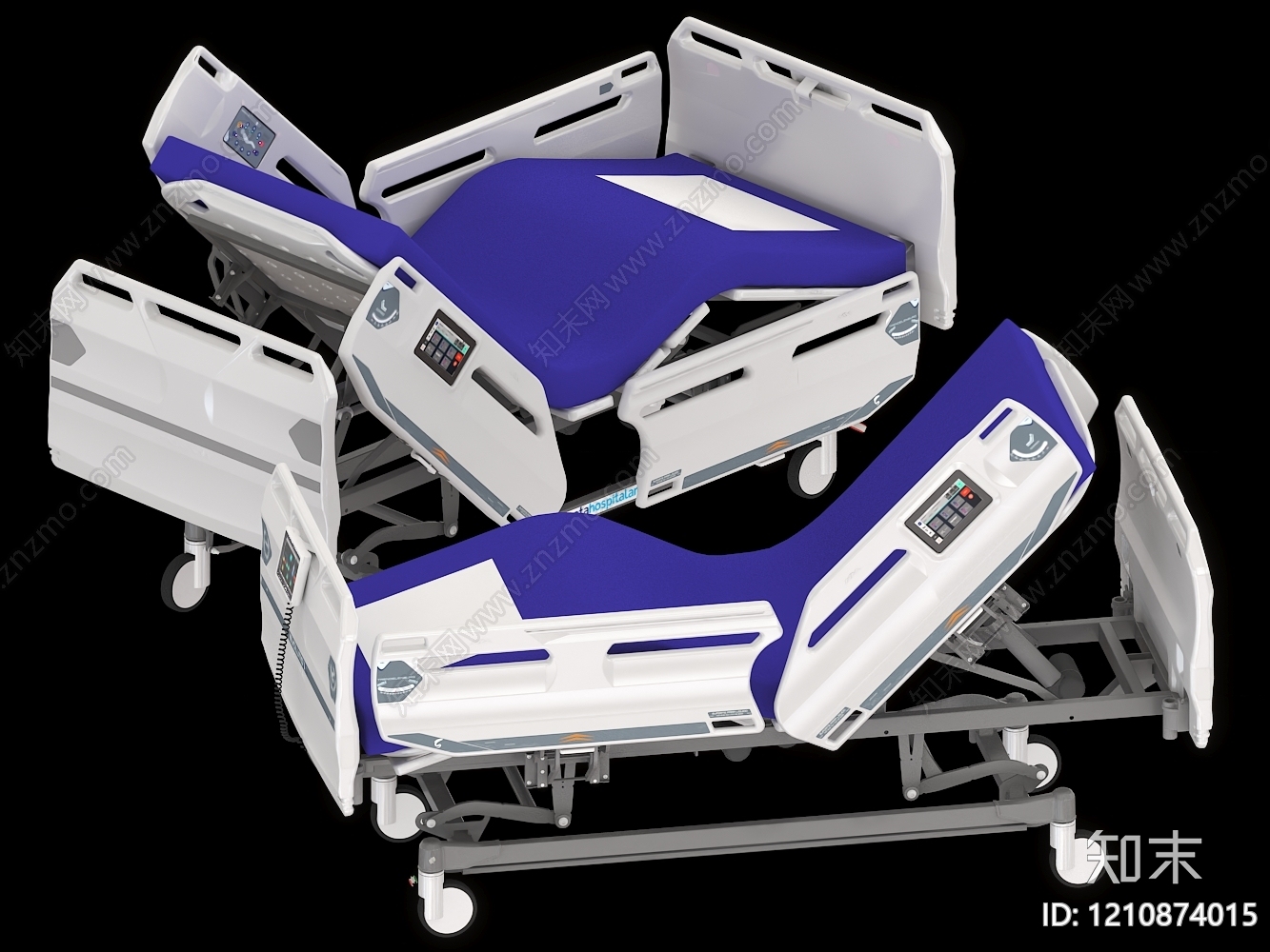 现代医疗设备风格其他床3D模型下载【ID:1210874015】