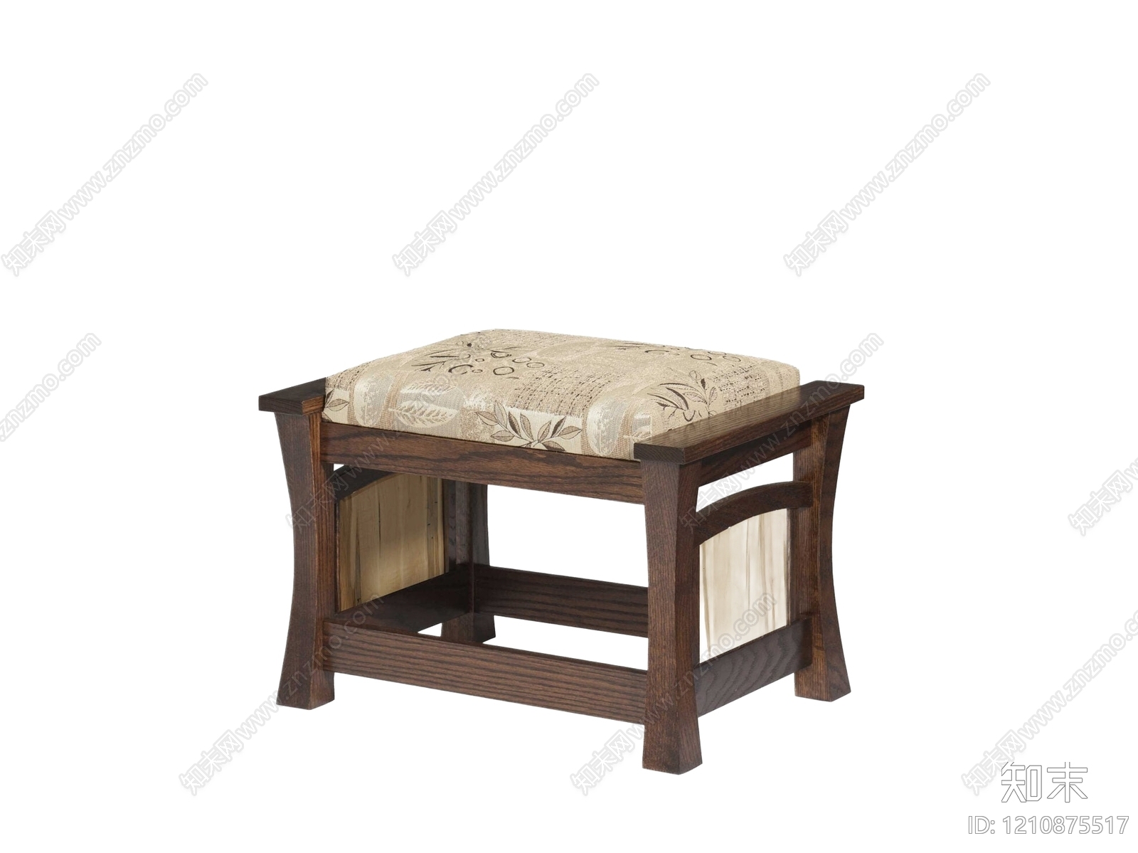 美式中古其他凳子SU模型下载【ID:1210875517】