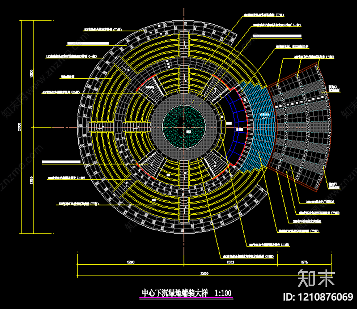 中式现代铺装施工图下载【ID:1210876069】