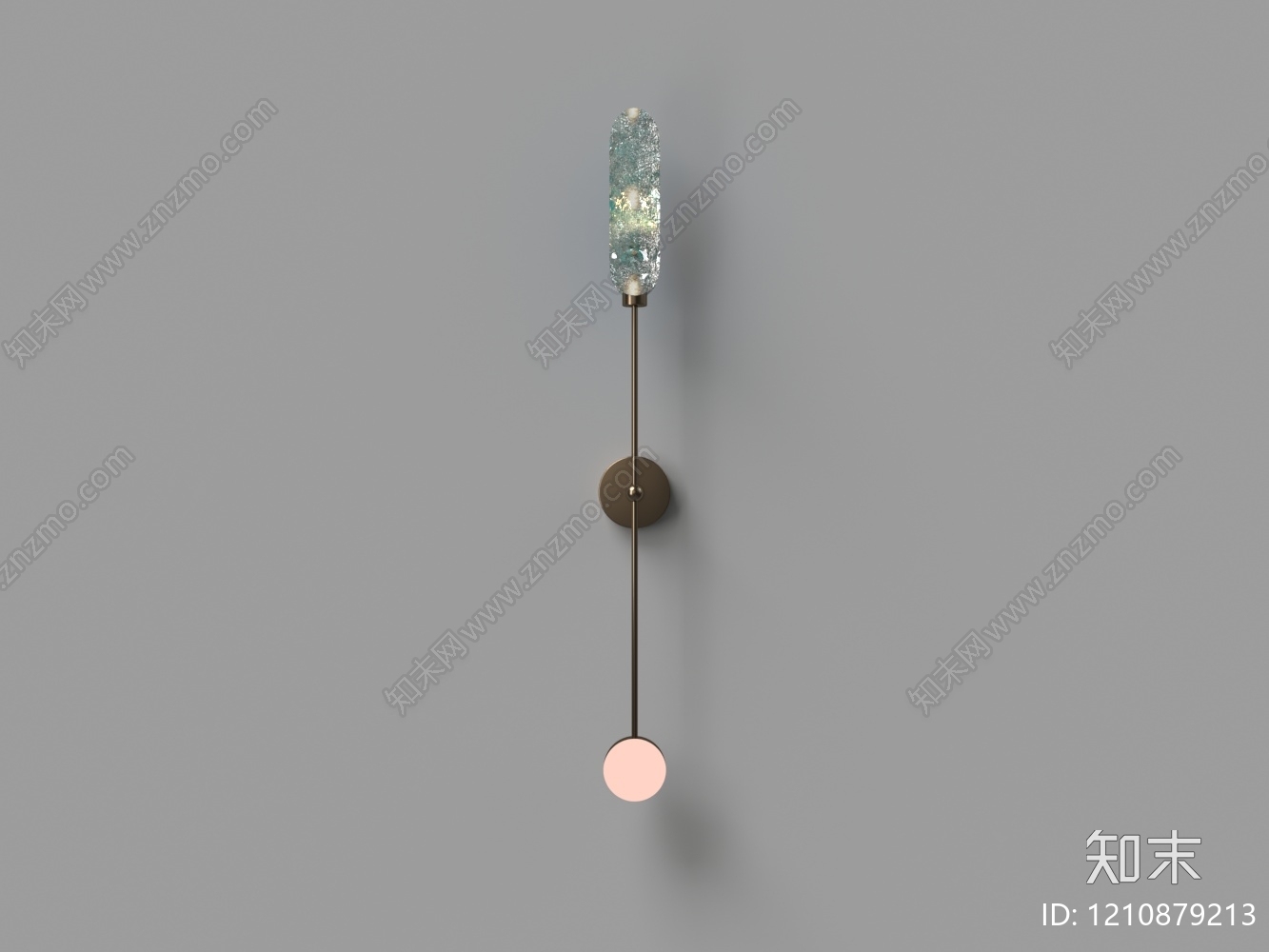 极简壁灯3D模型下载【ID:1210879213】