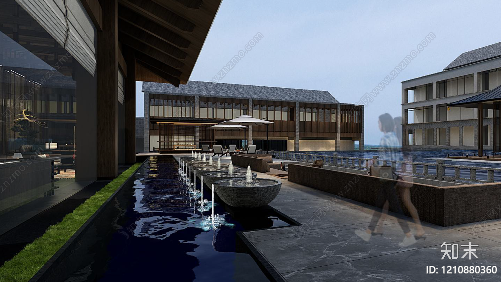 度假酒店建筑下载【ID:1210880360】