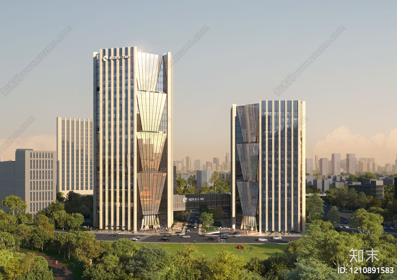 现代办公楼下载【ID:1210891583】