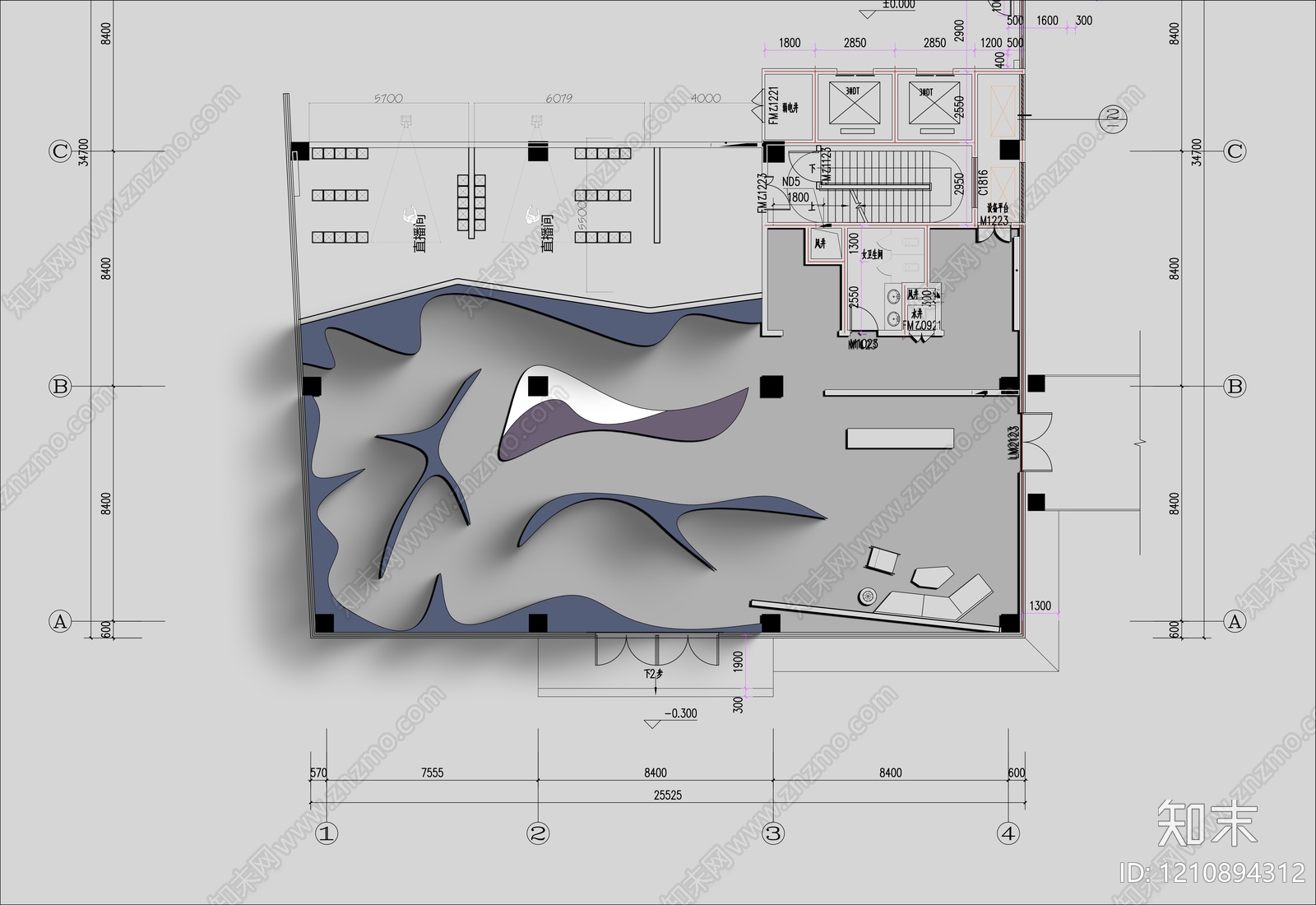 工装平面图施工图下载【ID:1210894312】