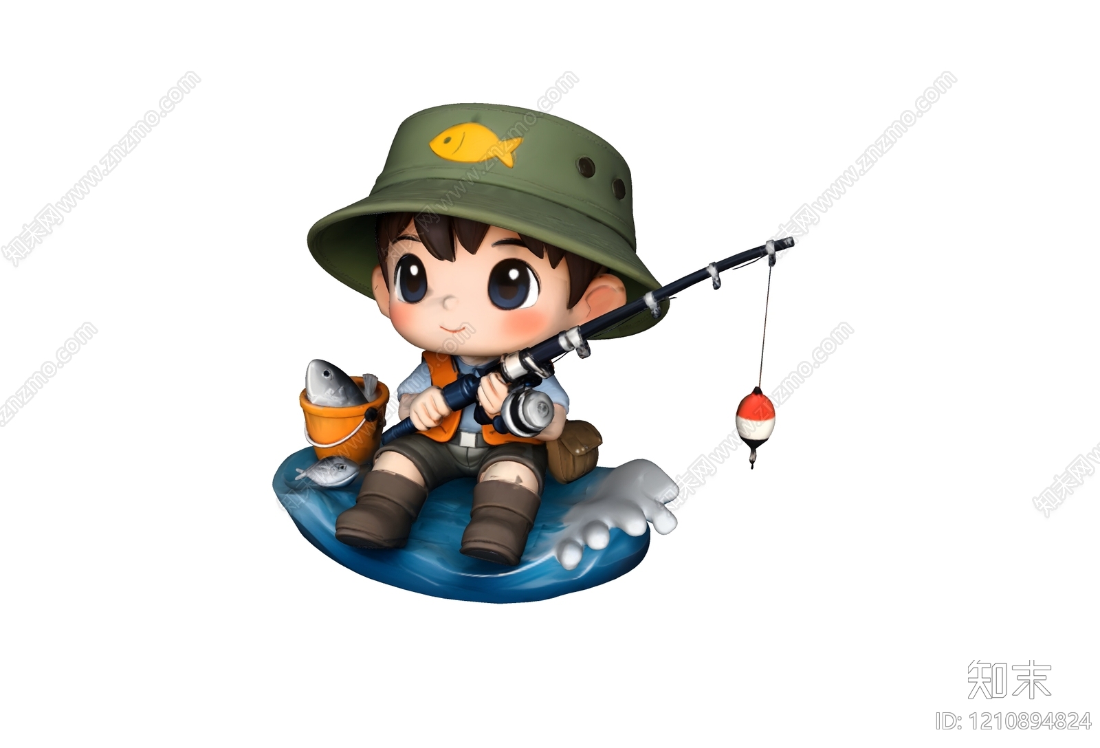 卡通Q版雕塑摆件SU模型下载【ID:1210894824】