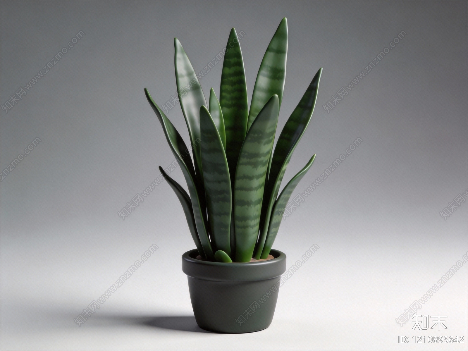 极简盆栽SU模型下载【ID:1210895642】