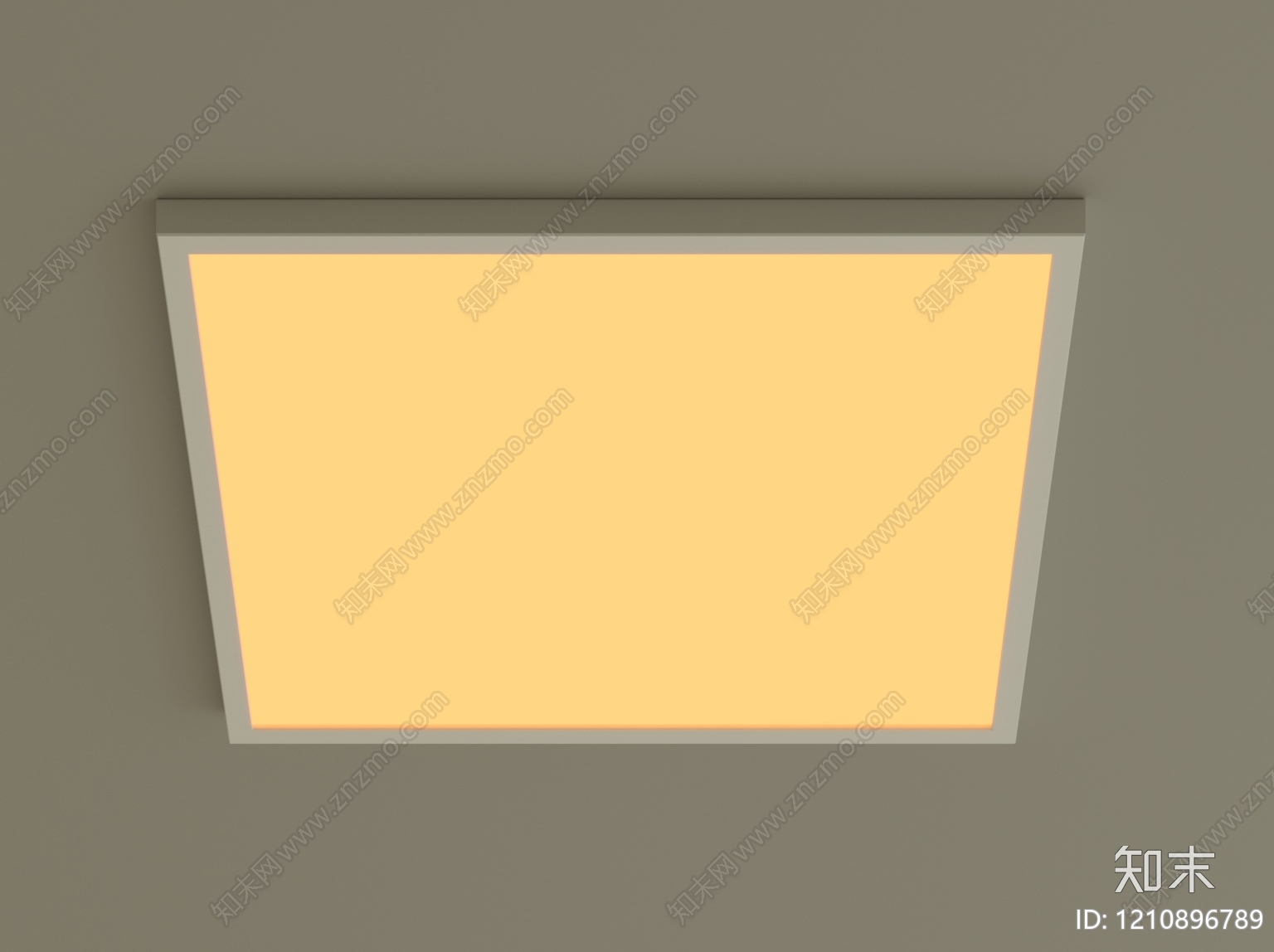 极简吸顶灯SU模型下载【ID:1210896789】